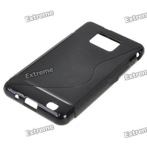 Silicone Para Samsung I9100 Galaxy S2 Preto