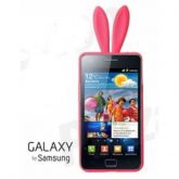 Capa De Coelhinho Rabbit Samsung I9100 Galaxy S 2 Rosa