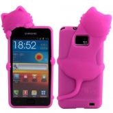 Capa Gatinho Kiki Case Samsung I9100 Galaxy S2 Pink