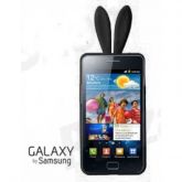 Capa De Coelhinho Rabbit Samsung I9100 Galaxy S 2 Preta
